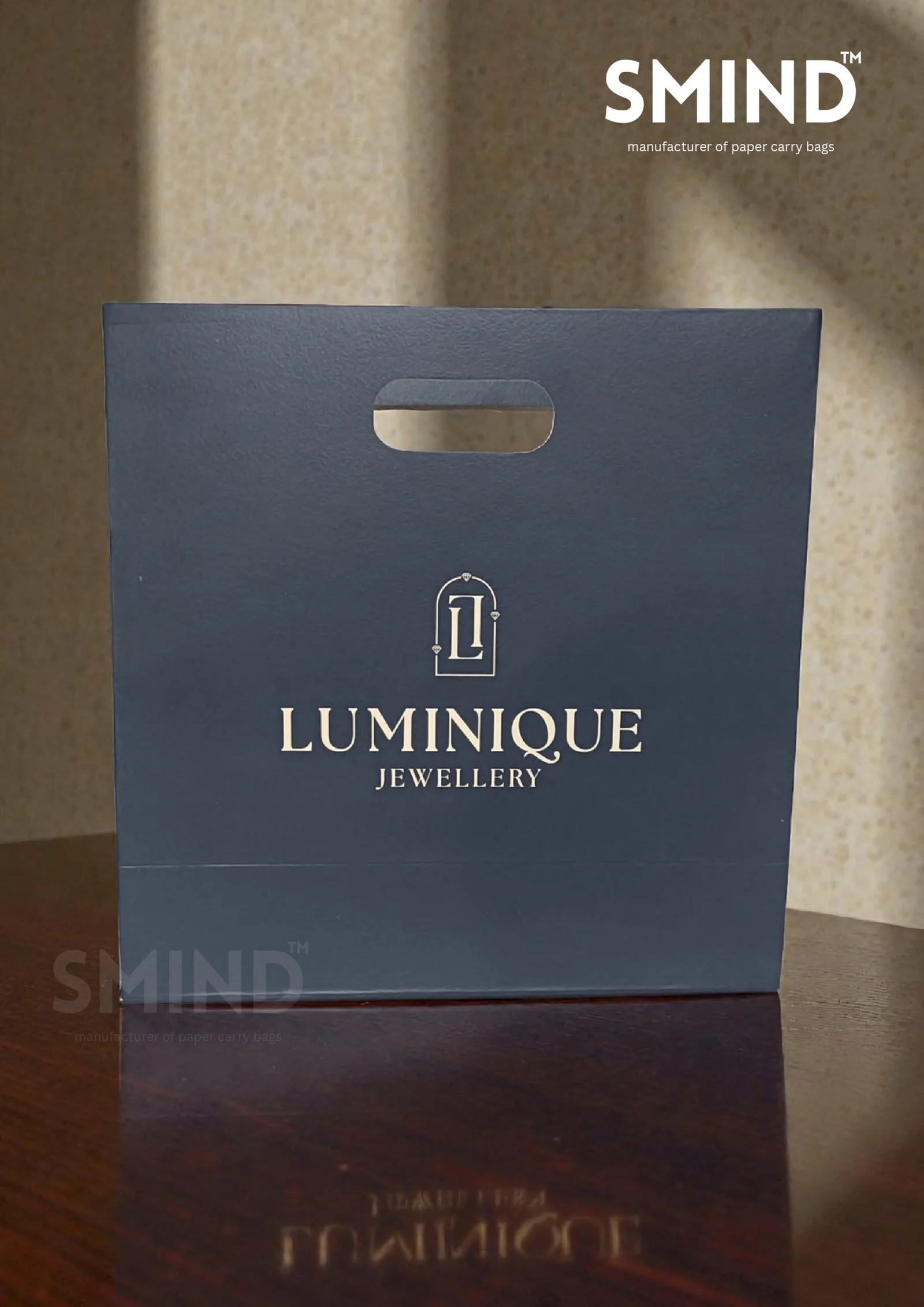 D Cut Paper Bag For Jewellery