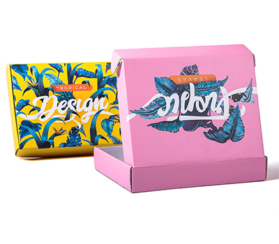 Multicolor Printed Mailer Corrugated Boxes