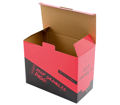 Multicolor Printed Bottom Lock Corrugated Boxes