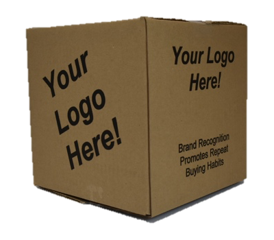 1Color Printed Bottom Lock Corrugated Boxes