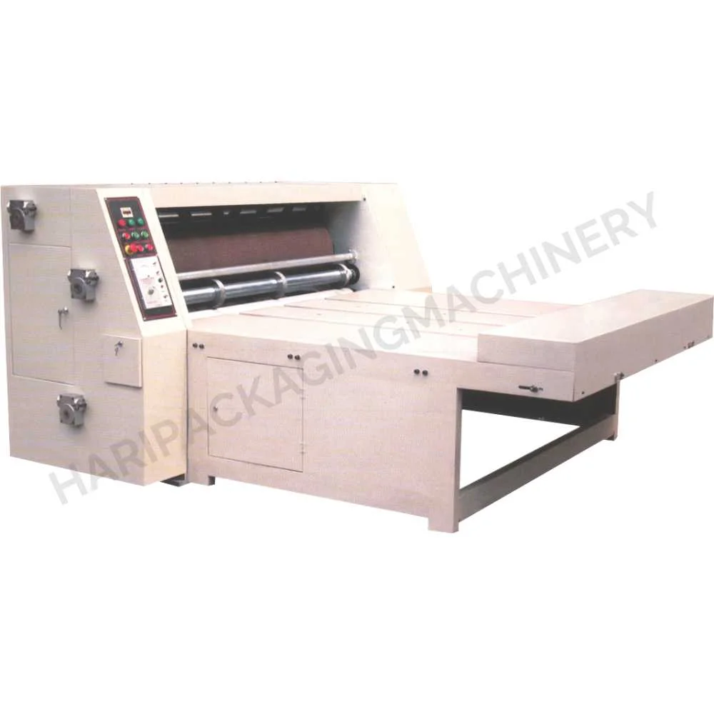 Chain Feed Combined Rotary Creasing And Slotting Machine